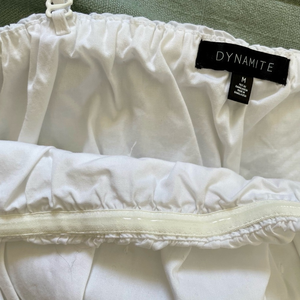 Dynamite White Bolero and Bandeau Set - Picture 4 of 14